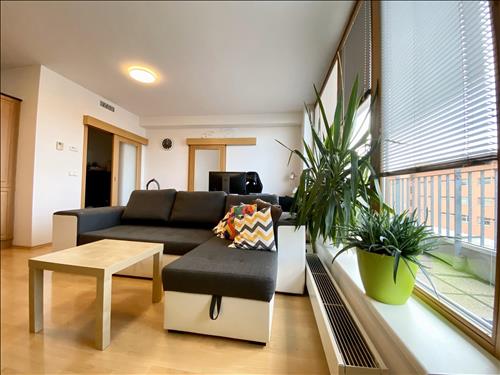 Prodej bytu 2kk s terasou, 61,8 m2, garážové stání, Vídeňská, Brno